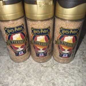3 McCormick Harry Potter Finishing Sugar BUTTERBEER Limited Edition 2.93 Oz Ea.